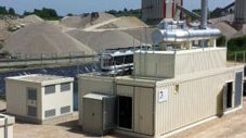 2 MW Blockheizkraftwerk für die Geothermie