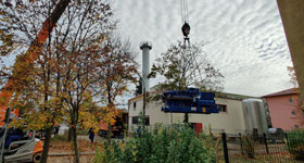 Neues Blockheizkraftwerk in Eberswalde Finow